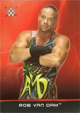 2015 Topps WWE Ringside Relic Dog Tags Inserts #18 - Rob Van Dam