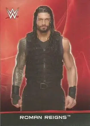 2015 Topps WWE Ringside Relic Dog Tags Inserts #20 - Roman Reigns