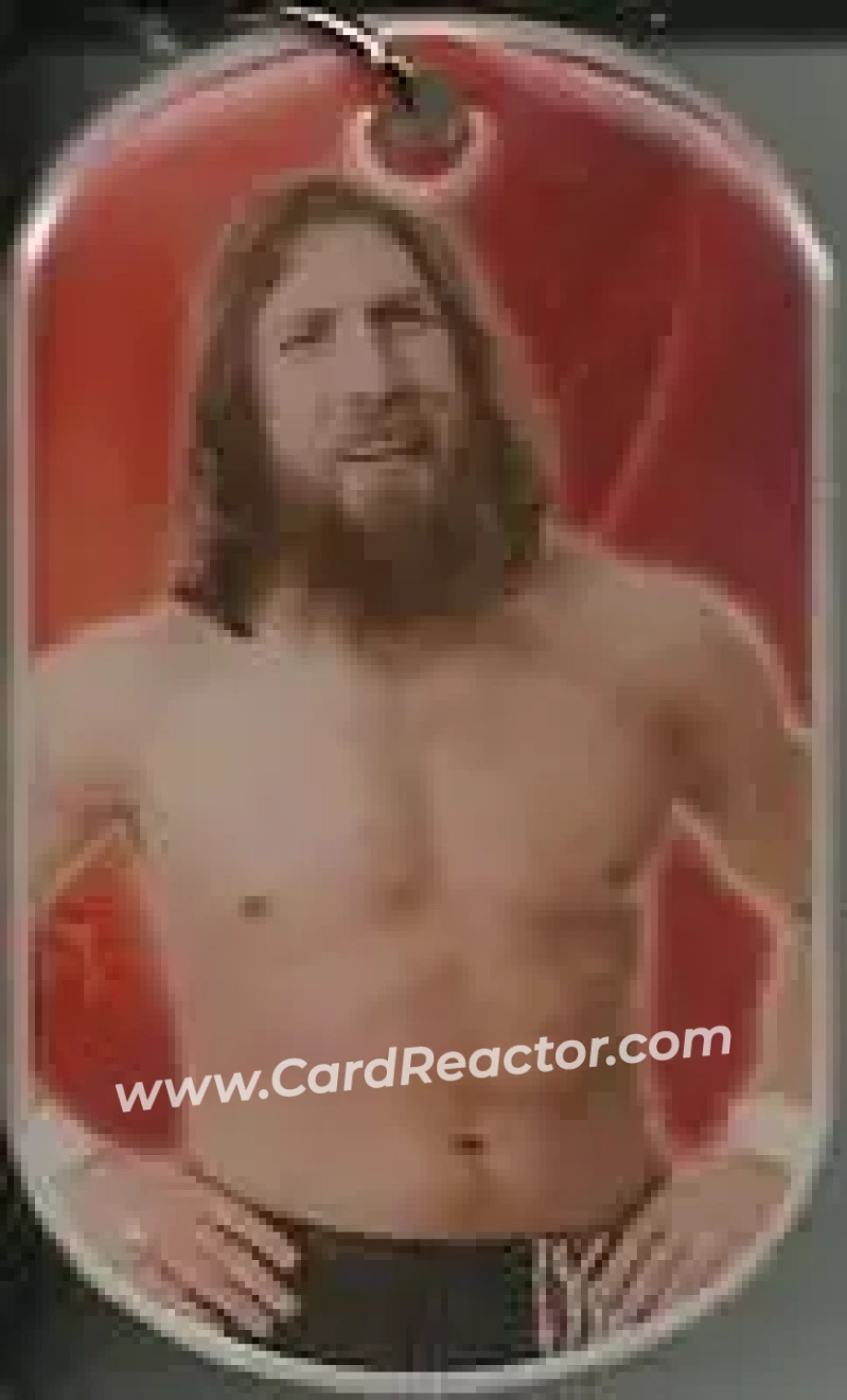 2015 Topps WWE Ringside Relic Dog Tags Inserts - Dog Tags #NNO - Bryan Danielson - Front 2015 Topps WWE Ringside Relic Dog Tags Inserts - Dog Tags #NNO - Bryan Danielson - Front