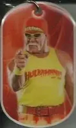 2015 Topps WWE Ringside Relic Dog Tags Inserts - Dog Tags #NNO - Hulk Hogan