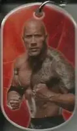 2015 Topps WWE Ringside Relic Dog Tags Inserts - Dog Tags #NNO - The Rock