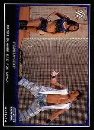 2015 Topps WWE Road to Wrestlemania #4 - Fandango - Layla