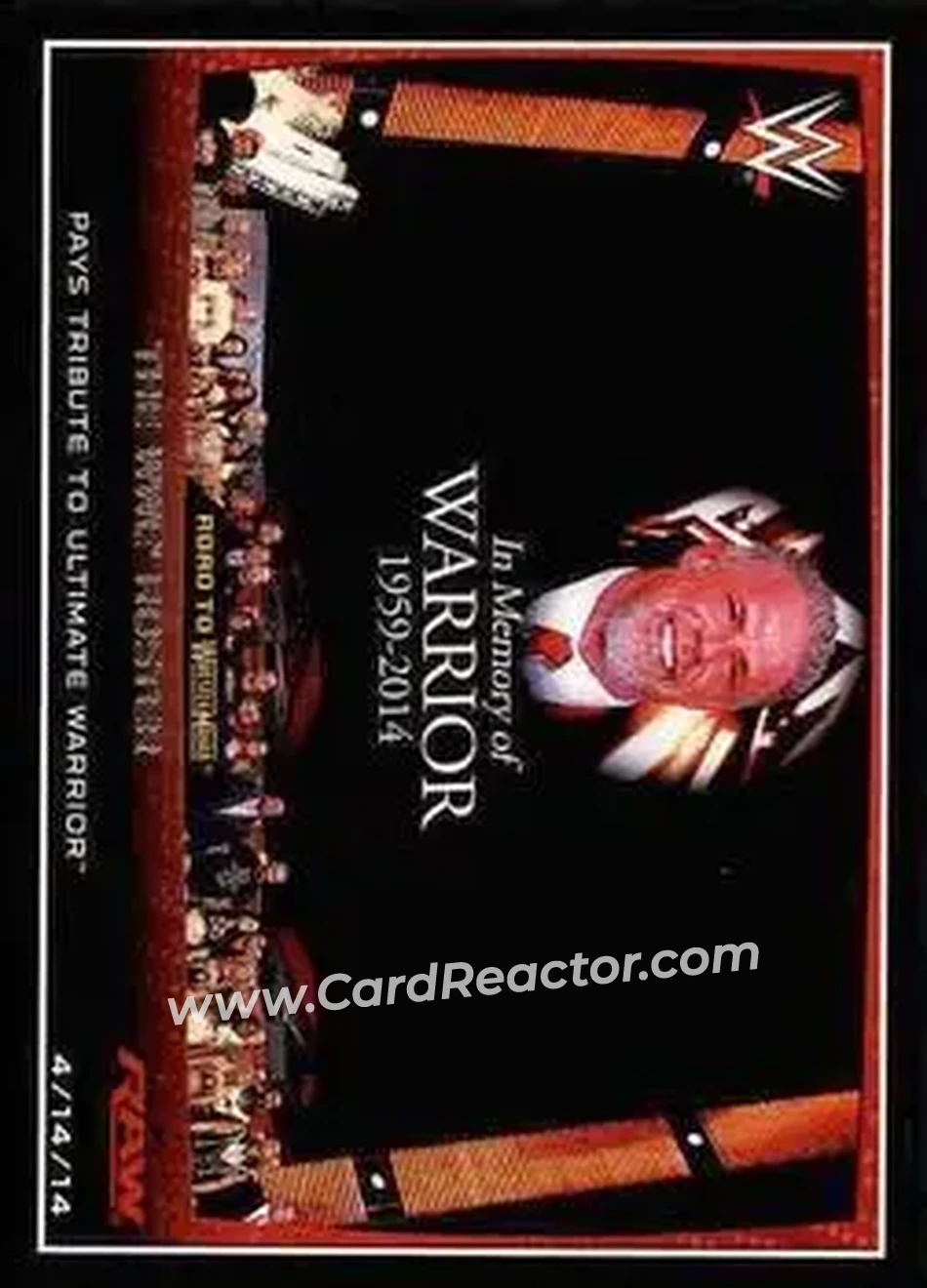 2015 Topps WWE Road to Wrestlemania #5 - The WWE Roster - Front