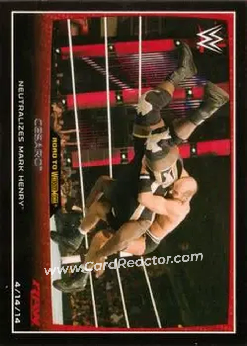 2015 Topps WWE Road to Wrestlemania #6 - Claudio Castagnoli - Front