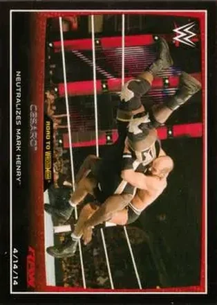 2015 Topps WWE Road to Wrestlemania #6 - Claudio Castagnoli