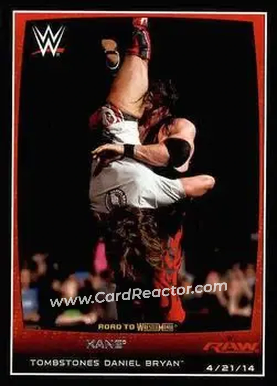 2015 Topps WWE Road to Wrestlemania #9 - Kane - Front