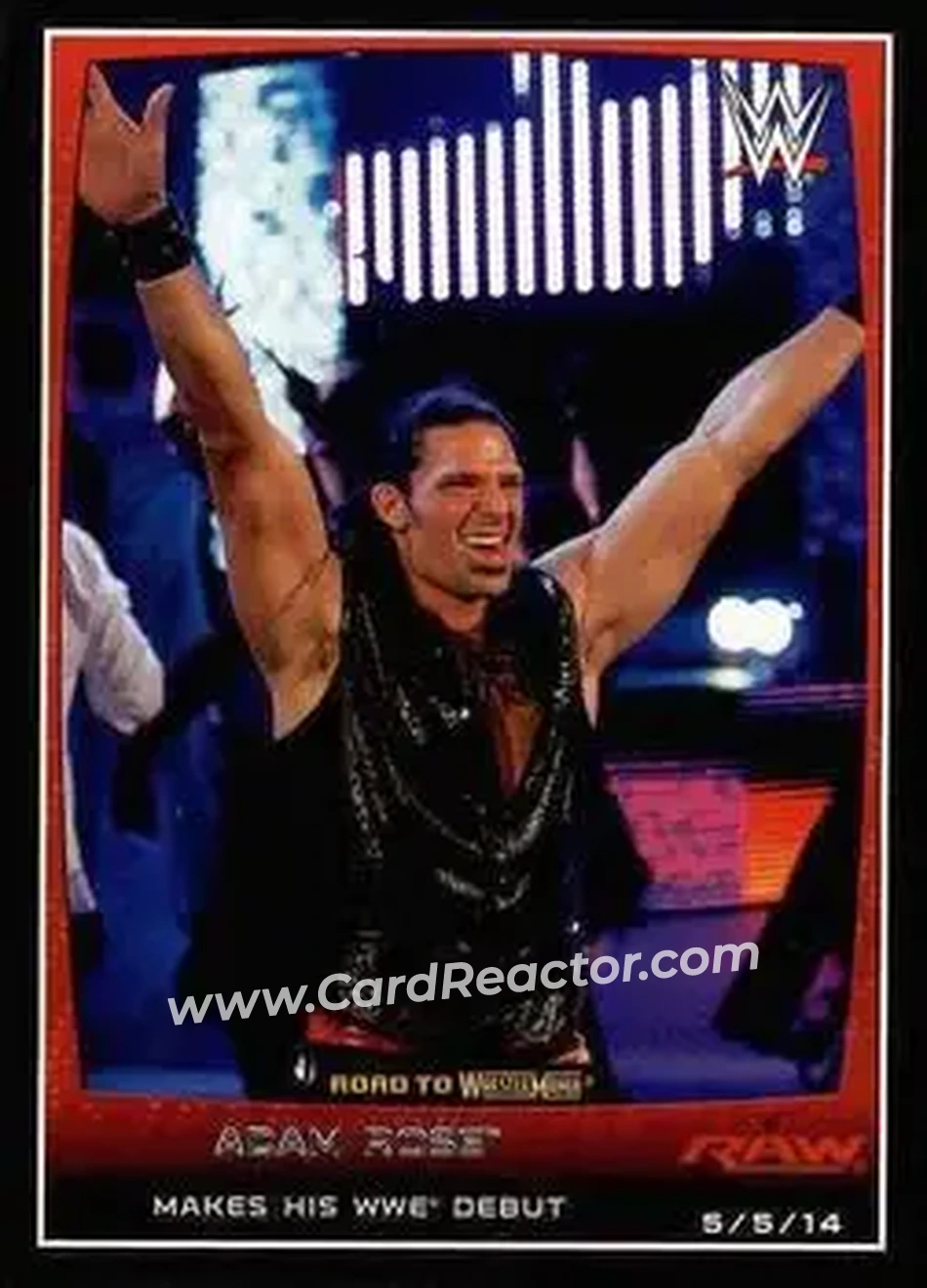 2015 Topps WWE Road to Wrestlemania #17 - Adam Rose - Front