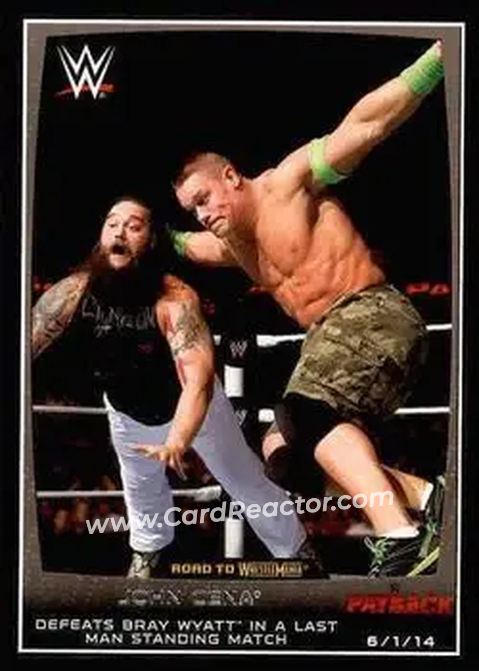 2015 Topps WWE Road to Wrestlemania #22 - John Cena - Front