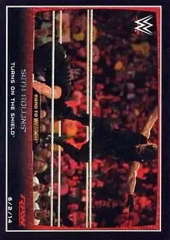 2015 Topps WWE Road to Wrestlemania feature card