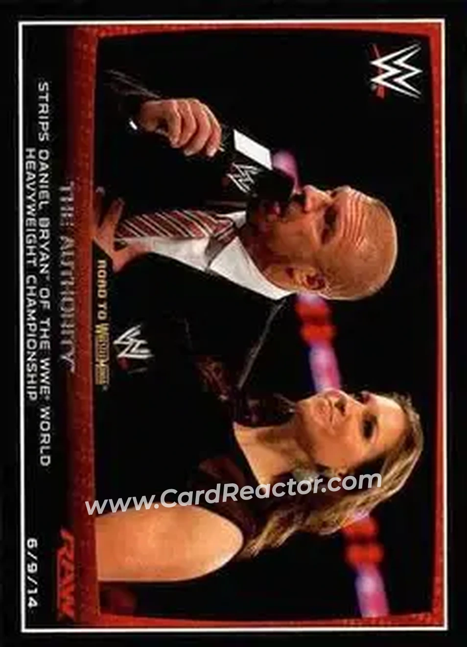 2015 Topps WWE Road to Wrestlemania #26 - The Authority - Front