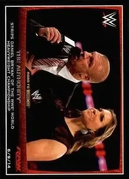 2015 Topps WWE Road to Wrestlemania feature card