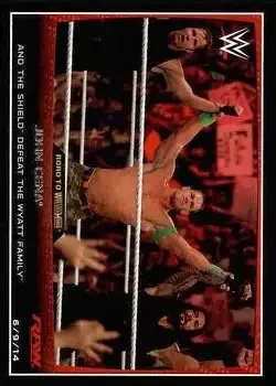 2015 Topps WWE Road to Wrestlemania feature card