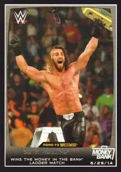 2015 Topps WWE Road to Wrestlemania feature card
