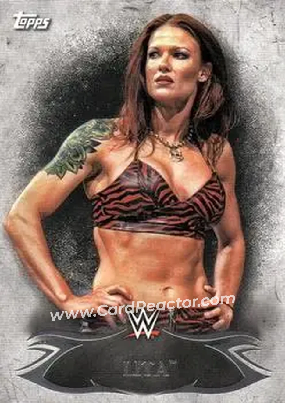 2015 Topps WWE Undisputed #3 - Lita - Front