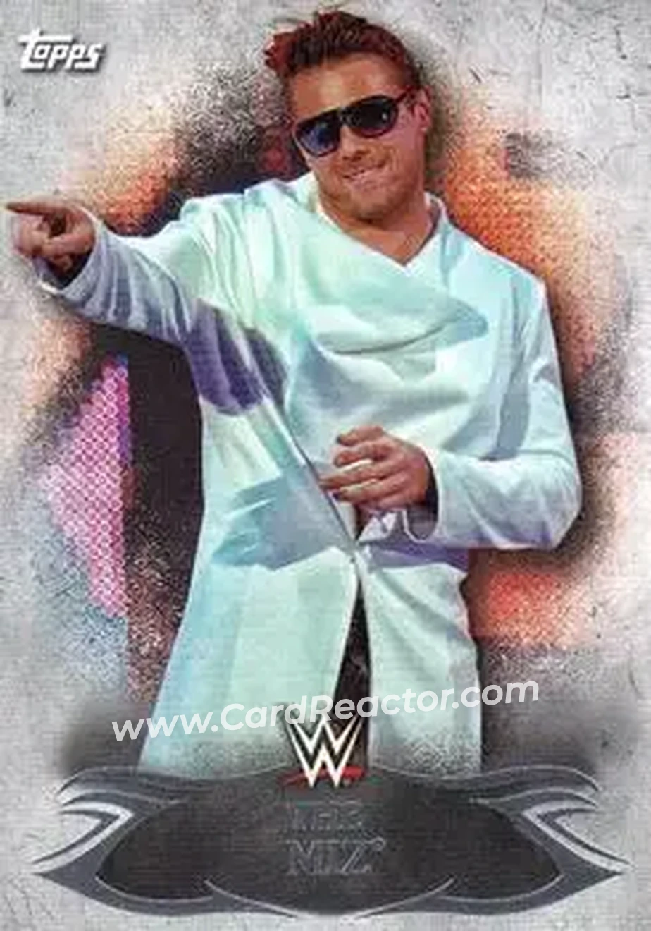 2015 Topps WWE Undisputed #13 - The Miz - Front