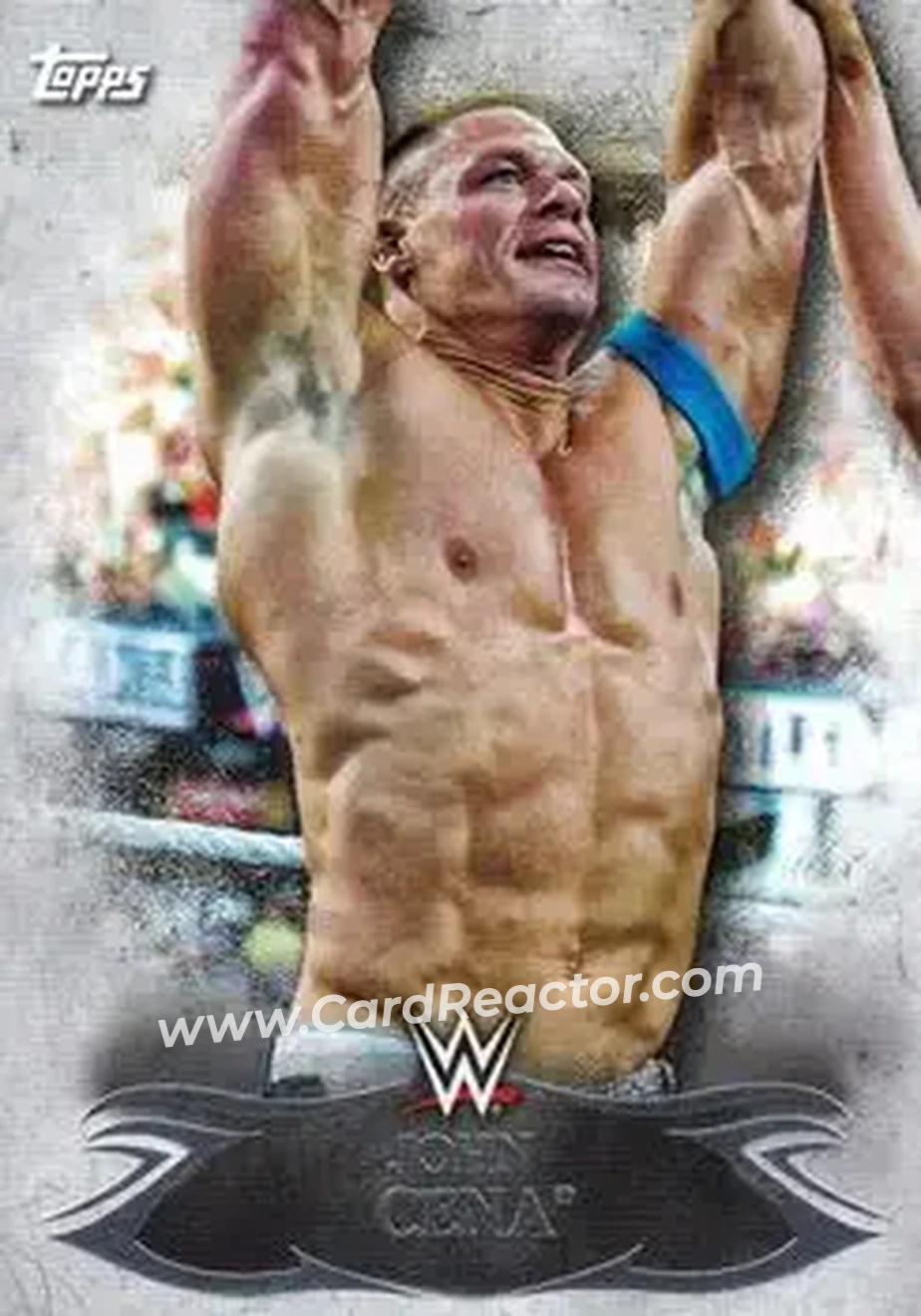 2015 Topps WWE Undisputed #25 - John Cena - Front