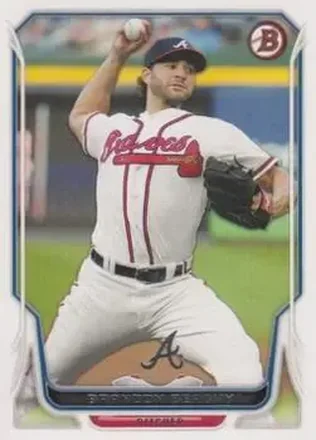 2014 Bowman #4 - Brandon Beachy - Atlanta Braves