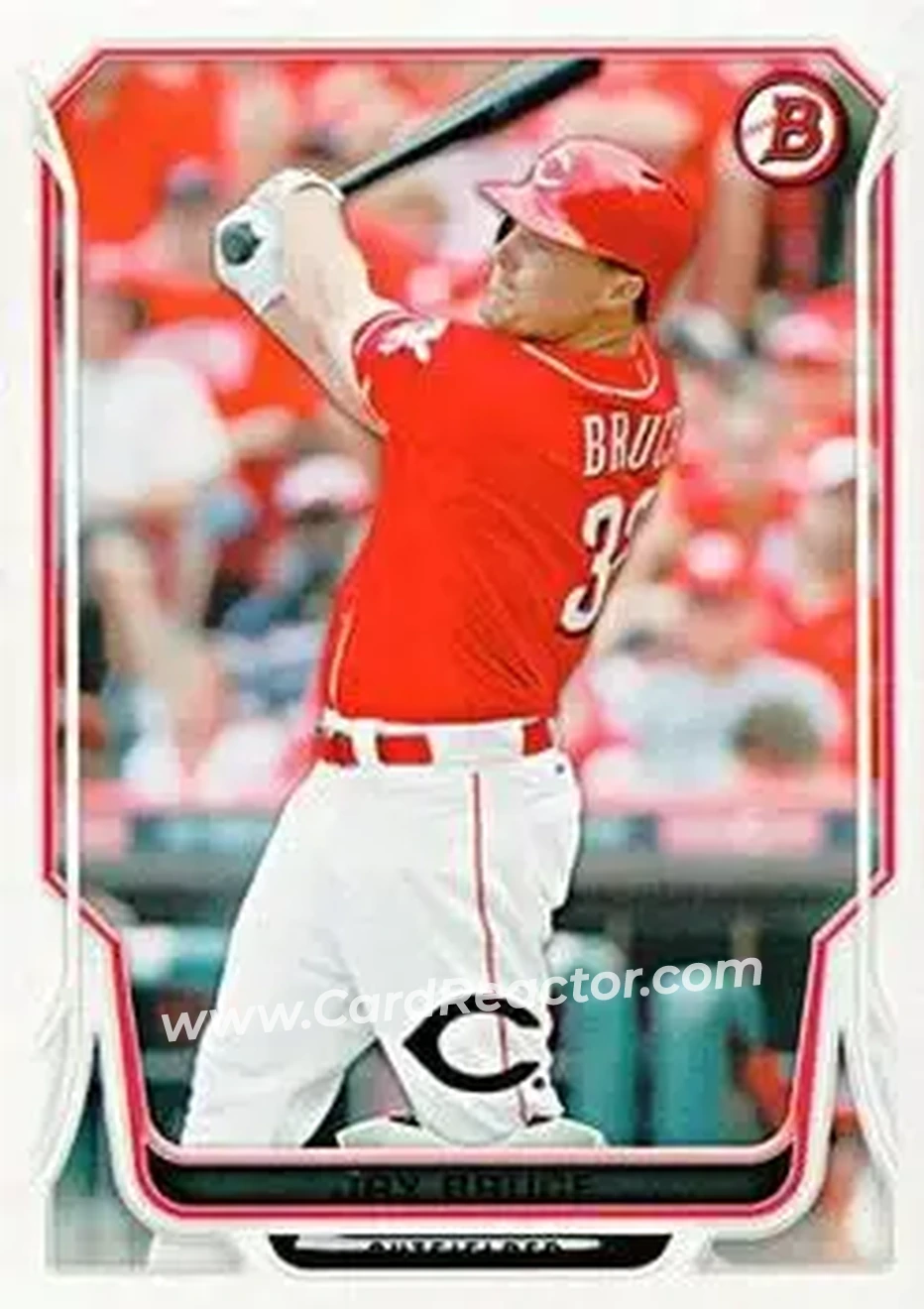 2014 Bowman #5 - Jay Bruce - Cincinnati Reds - Front