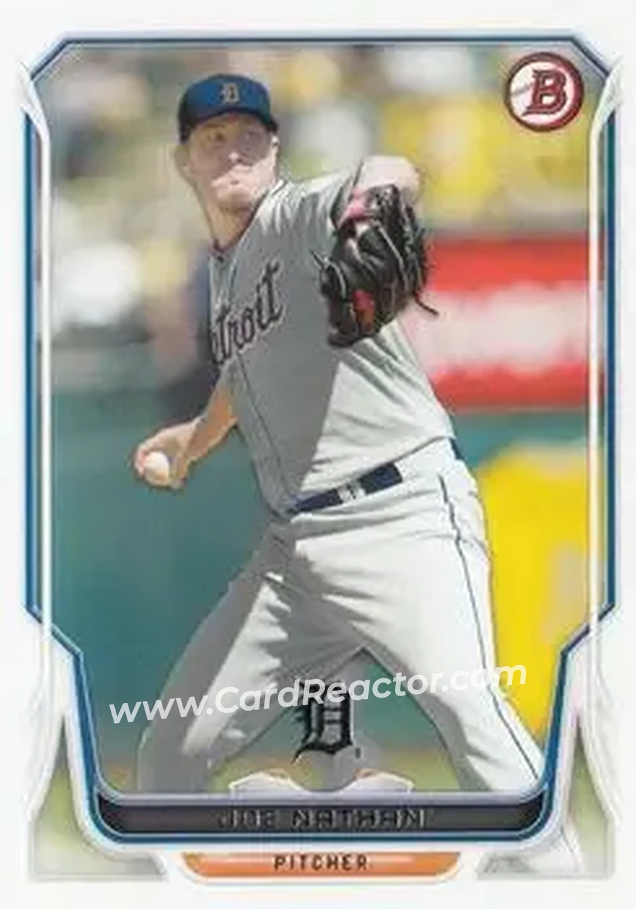 2014 Bowman #8 - Joe Nathan - Detroit Tigers - Front