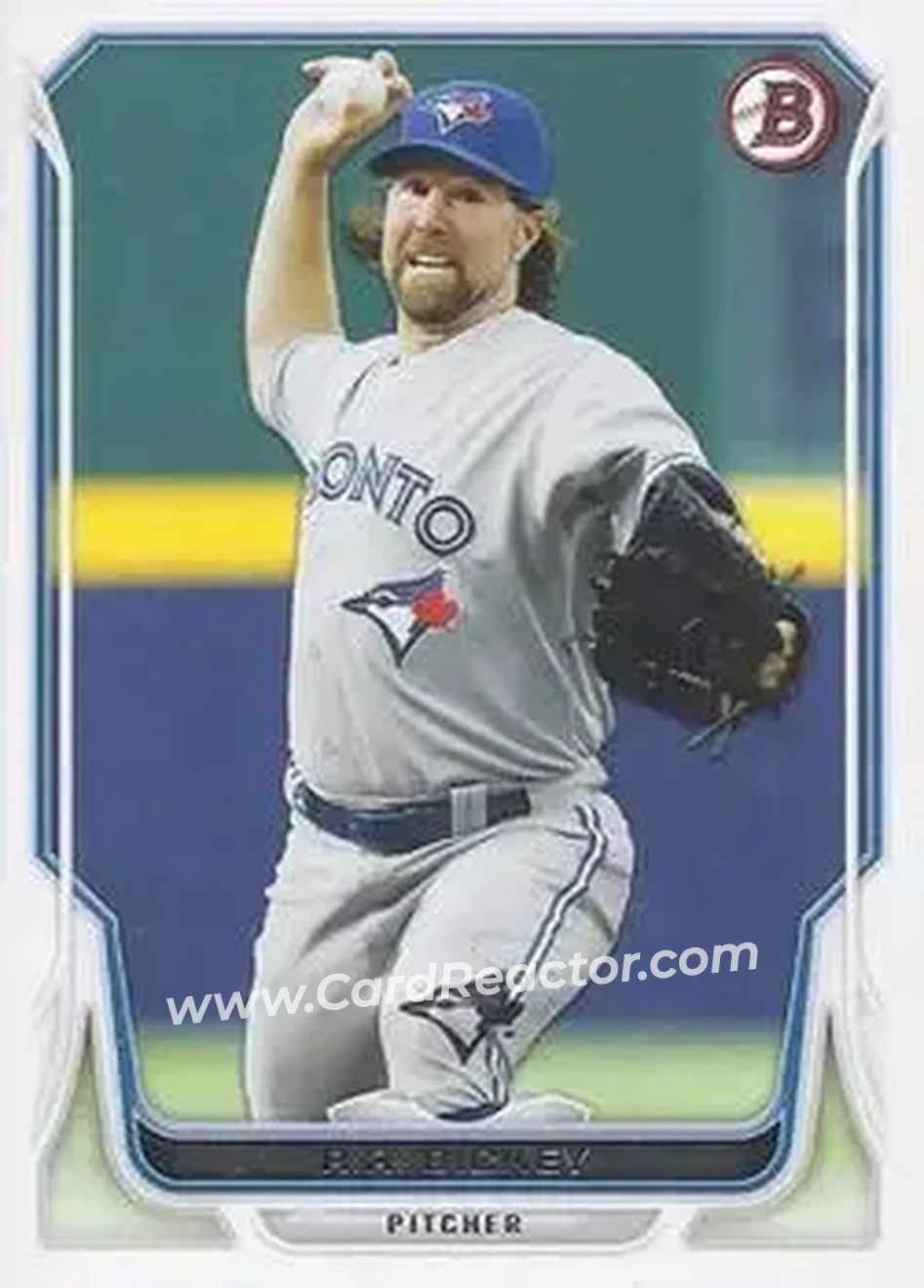 2014 Bowman #23 - R.A. Dickey - Toronto Blue Jays - Front