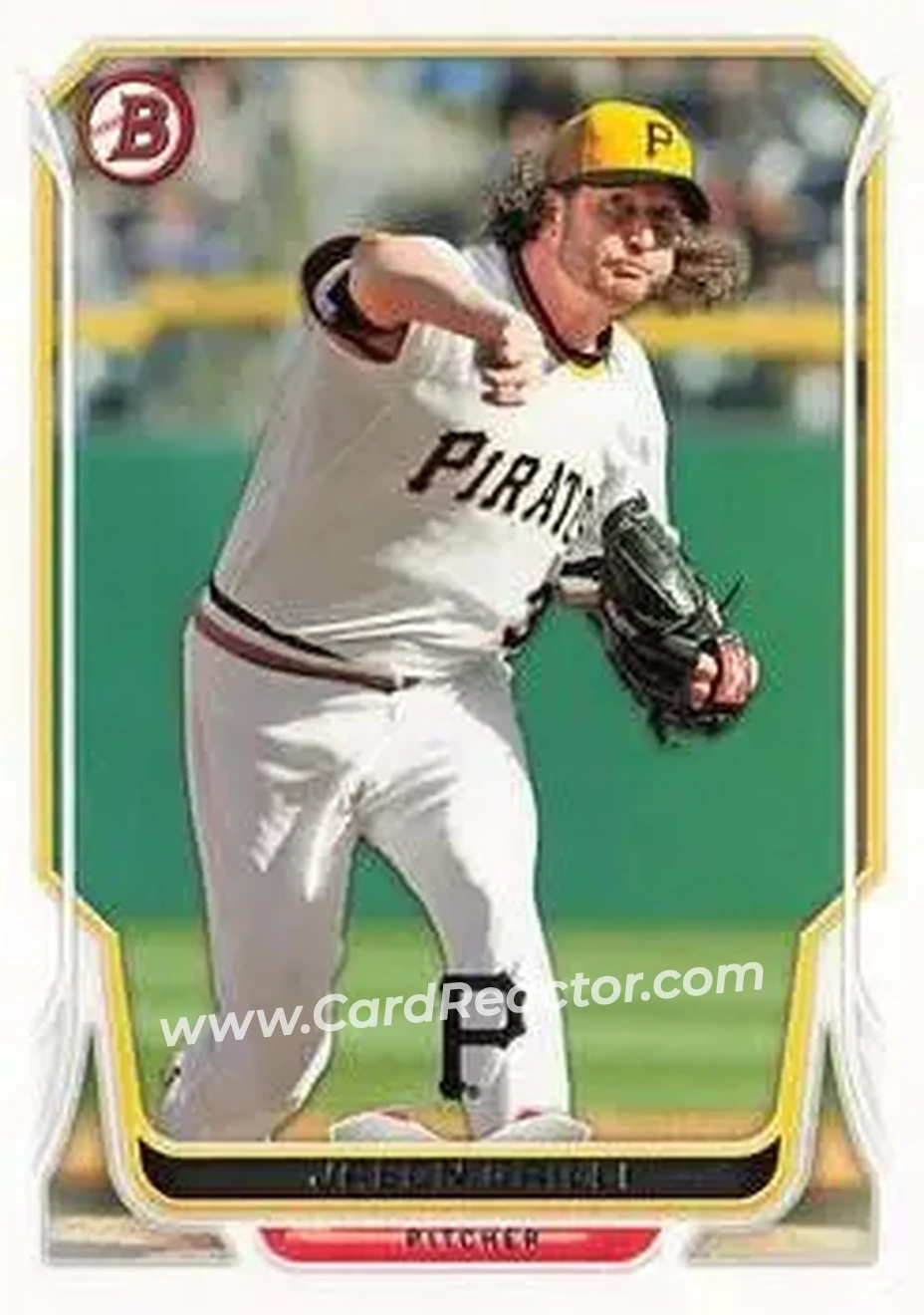 2014 Bowman #26 - Jason Grilli - Pittsburgh Pirates - Front