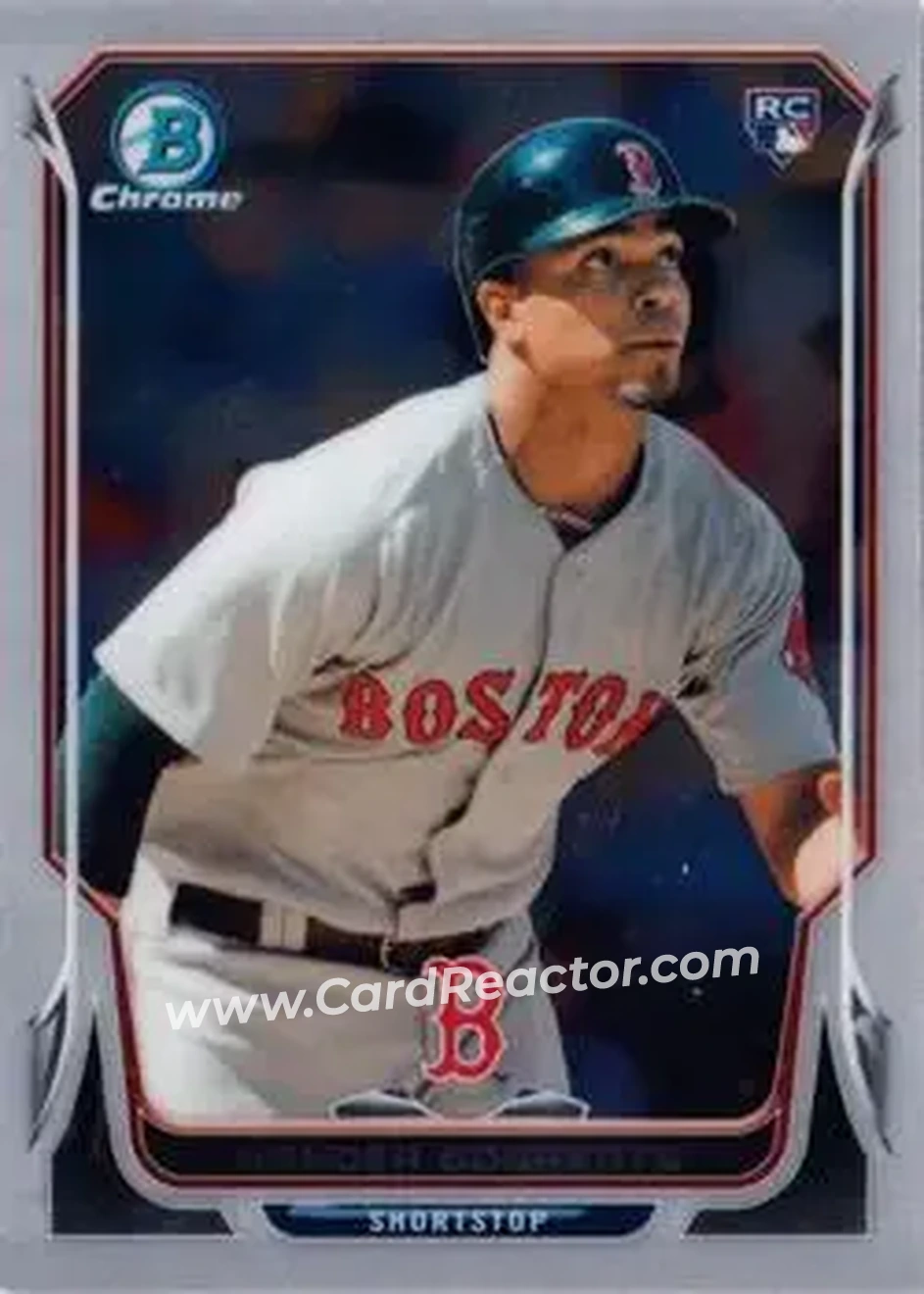 2014 Bowman Chrome #1 - Xander Bogaerts - Boston Red Sox - Front