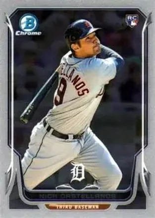 2014 Bowman Chrome #2 - Nick Castellanos - Detroit Tigers