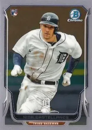 2014 Bowman Chrome #2b - Nick Castellanos - Detroit Tigers