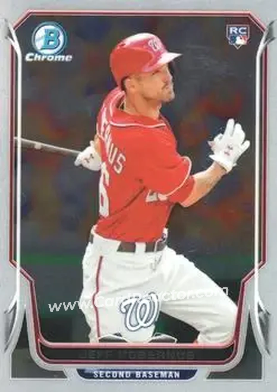 2014 Bowman Chrome #4 - Jeff Kobernus - Washington Nationals - Front