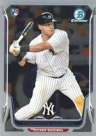 2014 Bowman Chrome #6 - Yangervis Solarte - New York Yankees