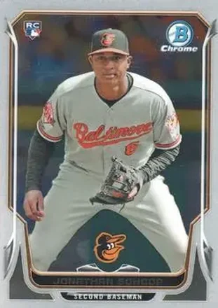 2014 Bowman Chrome #7 - Jonathan Schoop - Baltimore Orioles