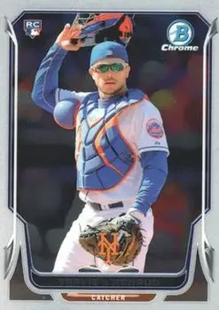 2014 Bowman Chrome #9 - Travis d’Arnaud - New York Mets