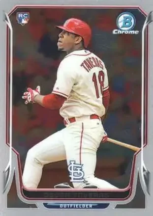 2014 Bowman Chrome #12 - Oscar Taveras - St. Louis Cardinals