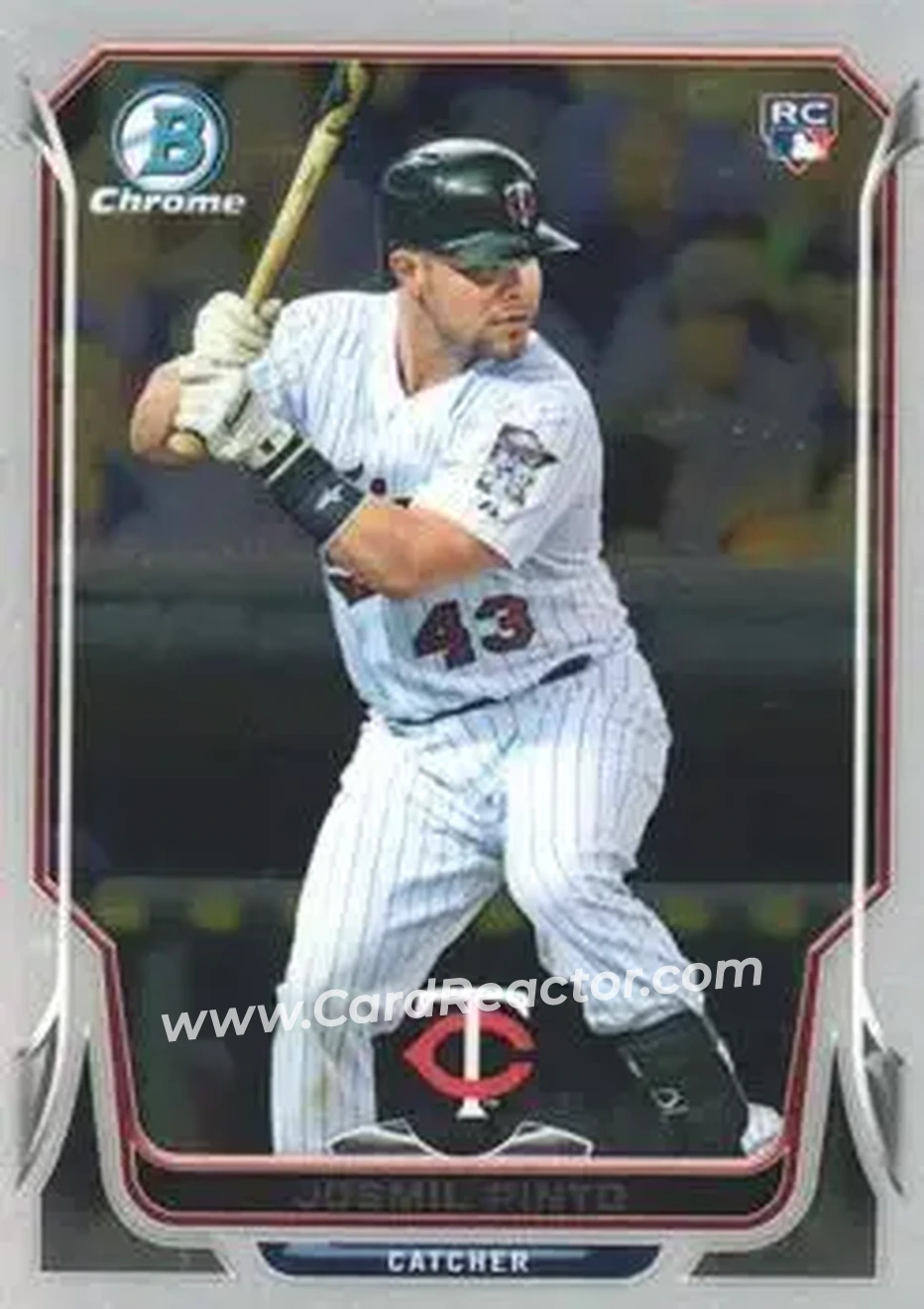 2014 Bowman Chrome #13 - Josmil Pinto - Minnesota Twins - Front