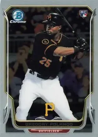 2014 Bowman Chrome #14 Gregory Polanco