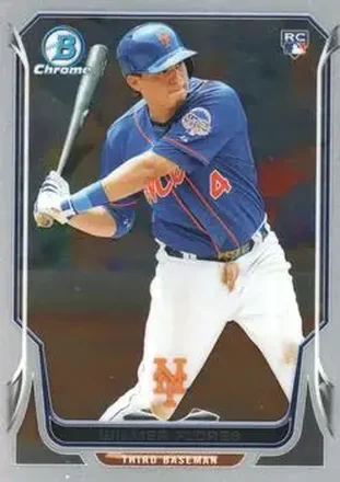 2014 Bowman Chrome #15 Wilmer Flores