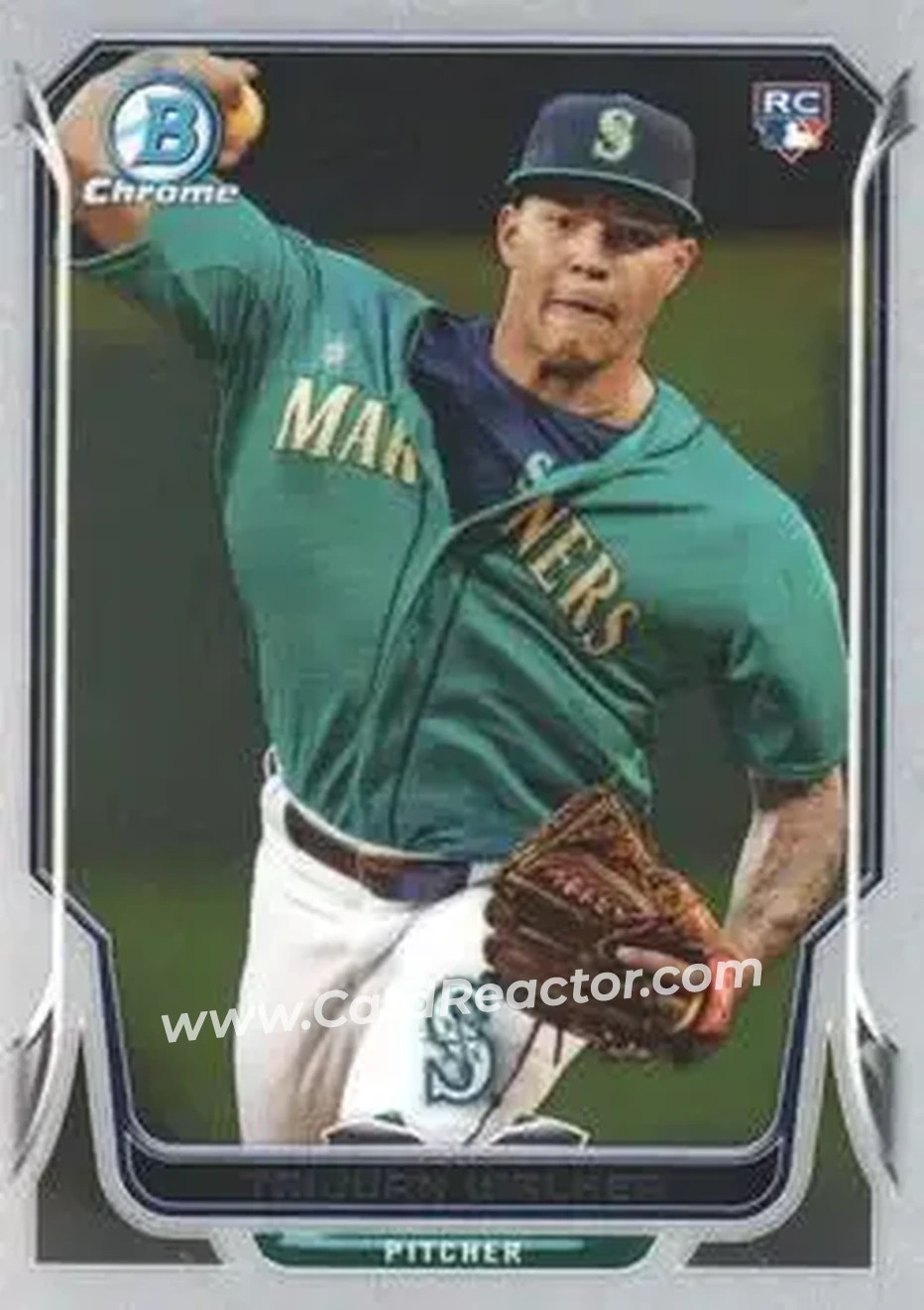 2014 Bowman Chrome #21 - Taijuan Walker - Seattle Mariners - Front