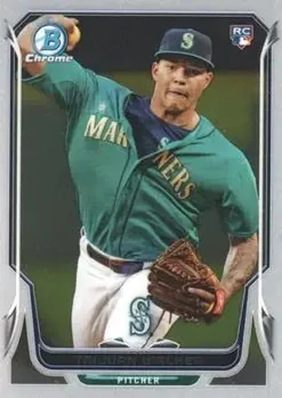 2014 Bowman Chrome #21 - Taijuan Walker - Seattle Mariners