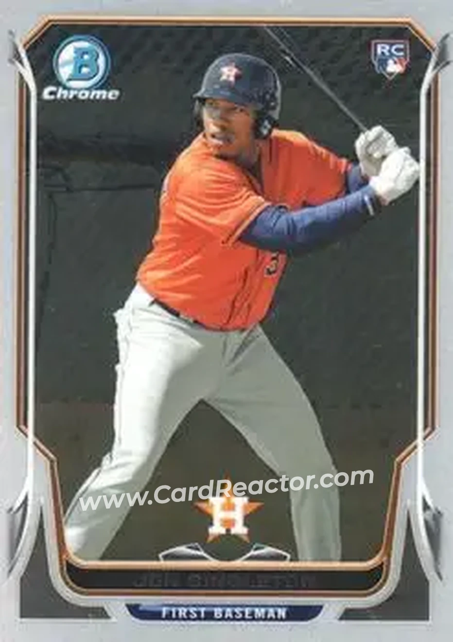 2014 Bowman Chrome #22 - Jon Singleton - Houston Astros - Front