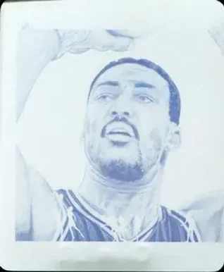 2015 Leaf Sportkings - Mini Printing Plate Cyan #009 - Karl Malone - Utah Jazz