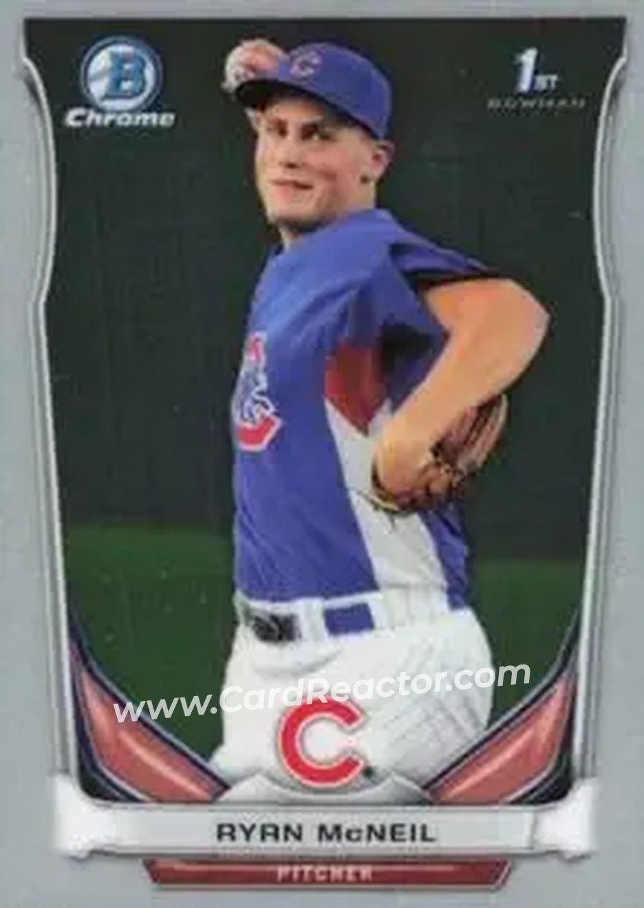 2014 Bowman Chrome Mini #9 - Ryan McNeil - Chicago Cubs - Front