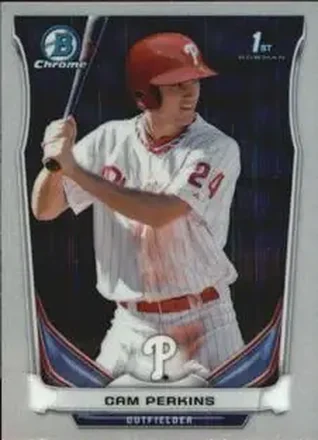 2014 Bowman Chrome Mini #11 - Cam Perkins - Philadelphia Phillies