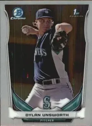 2014 Bowman Chrome Mini #13 - Dylan Unsworth - Seattle Mariners