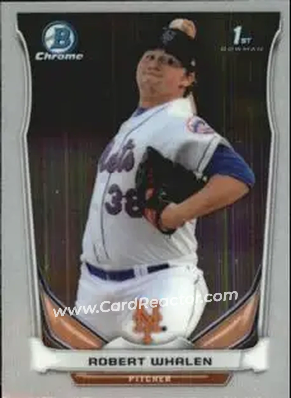 2014 Bowman Chrome Mini #14 - Robert Whalen - New York Mets - Front