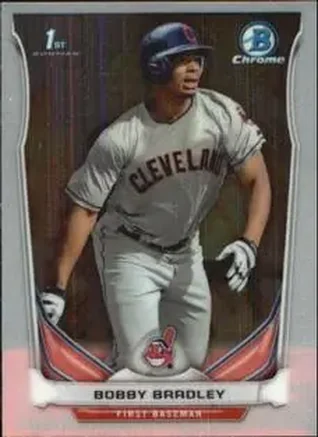 2014 Bowman Chrome Mini #16 - Bobby Bradley - Cleveland Indians