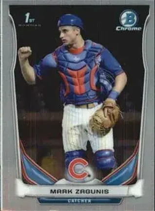 2014 Bowman Chrome Mini #29 - Mark Zagunis - Chicago Cubs