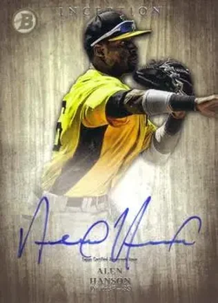 2014 Bowman Inception #PA-AH - Alen Hanson - Pittsburgh Pirates