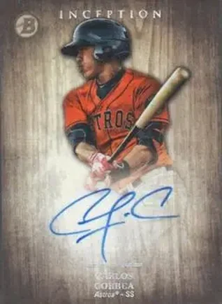 2014 Bowman Inception #PA-CC - Carlos Correa - Houston Astros
