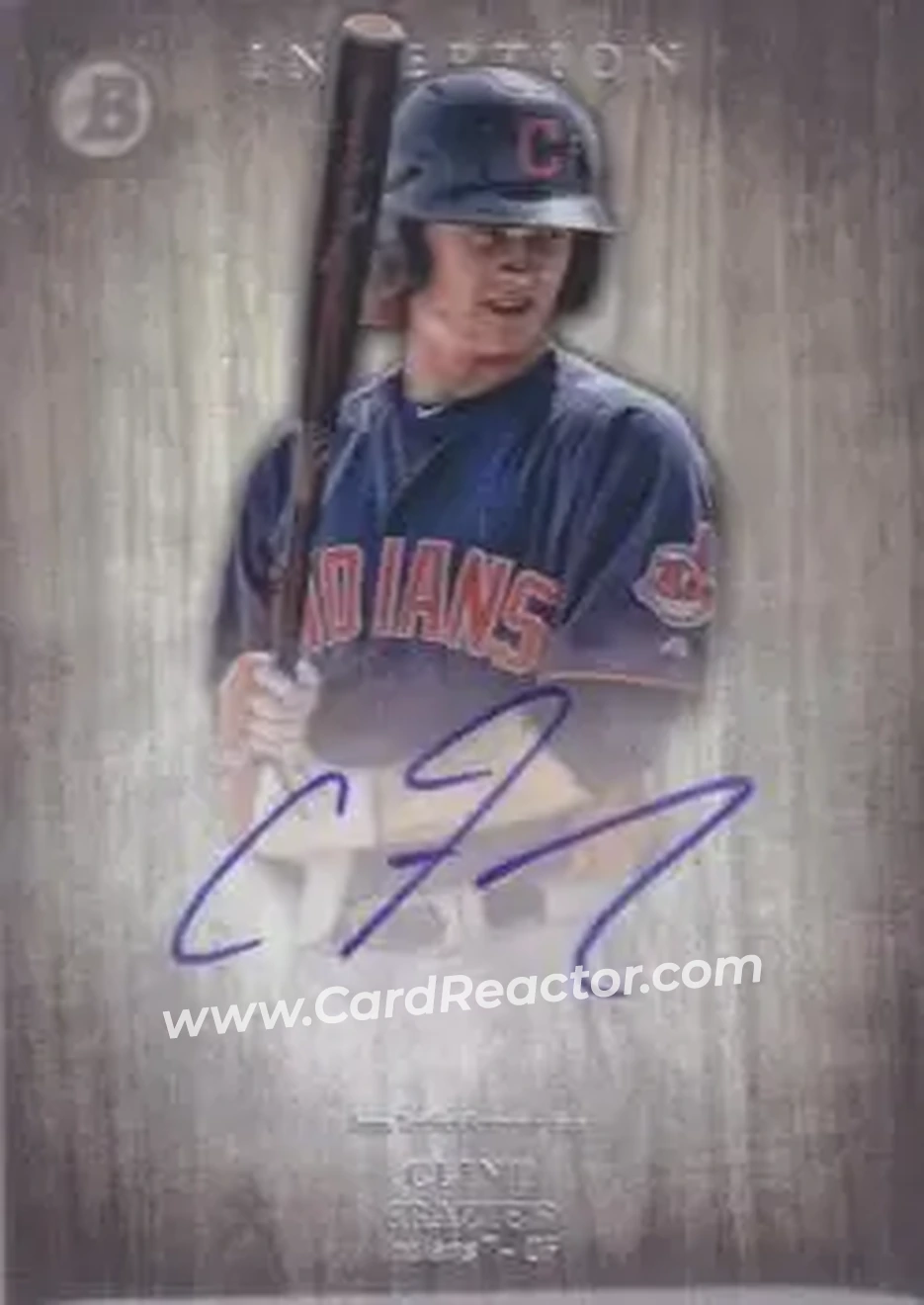 2014 Bowman Inception #PA-CF - Clint Frazier - Cleveland Indians - Front