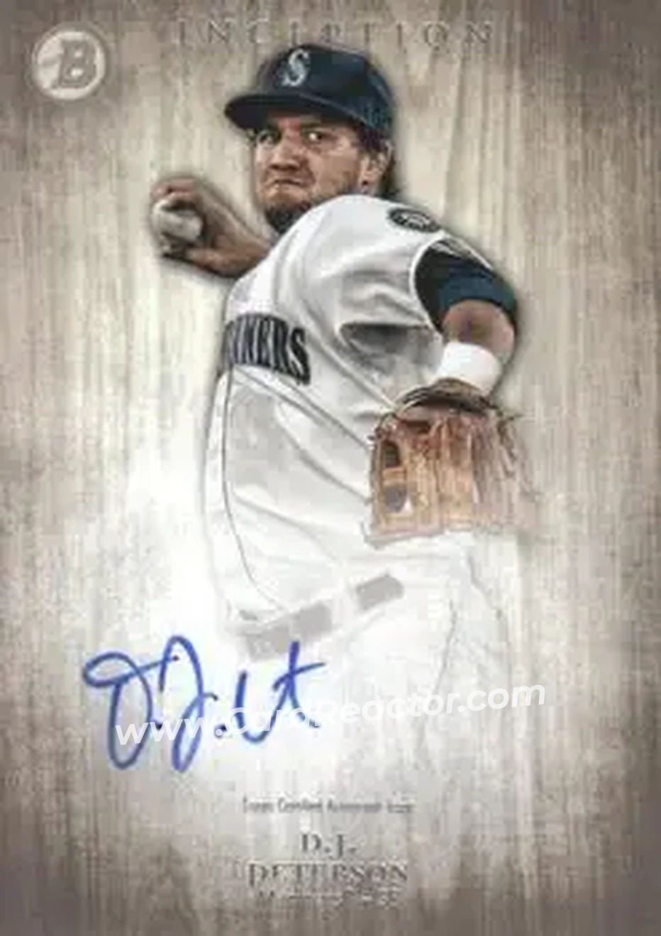 2014 Bowman Inception #PA-DPE - D.J. Peterson - Seattle Mariners